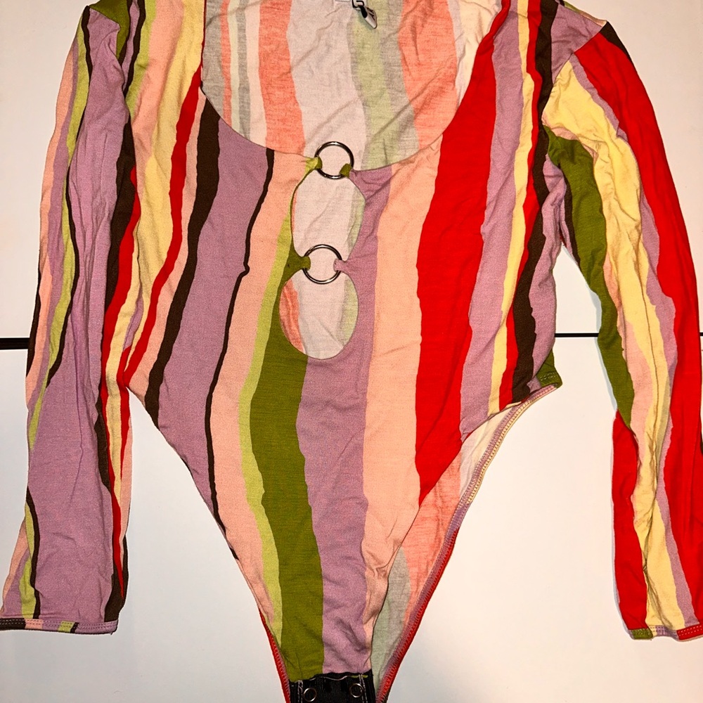 Arthur Apparel Colorful Striped body suit